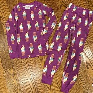 Hanna Andersson Ice Cream Pajamas - Size 5 (110)